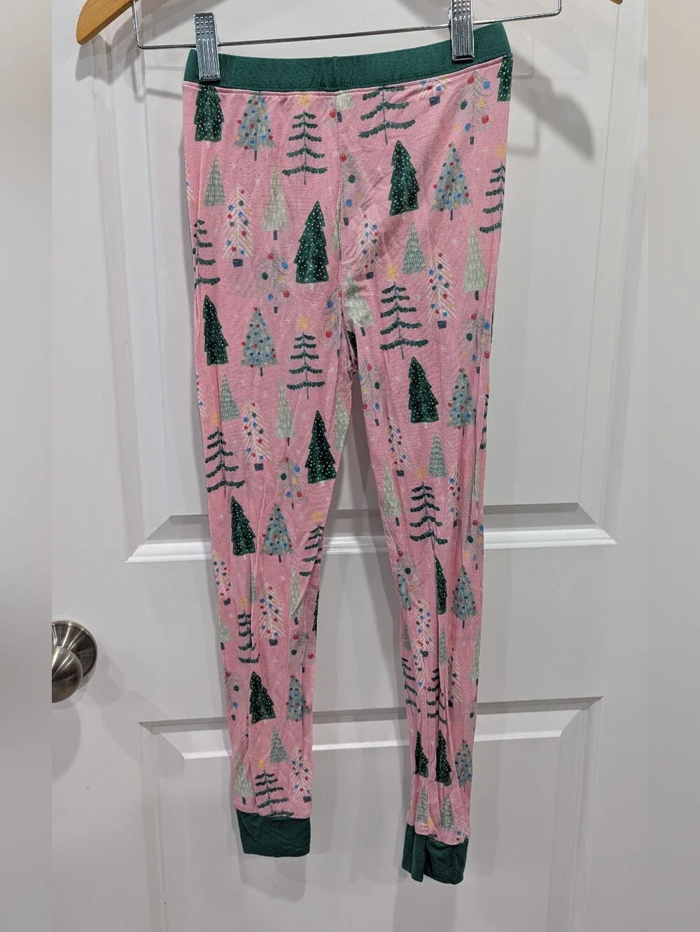 Little Sleepies Kids Pink Twinkle Trees Bamboo Pajamas Pj's Christmas Girls 7 8